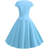 Robe Année 50 pour Mariage Bleu - Louise Vintage