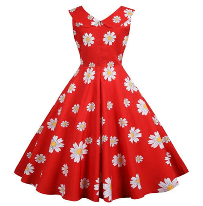 Robe Année 50 Rouge - Louise Vintage