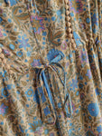 Robe Année 60 70 Bleue - Louise Vintage