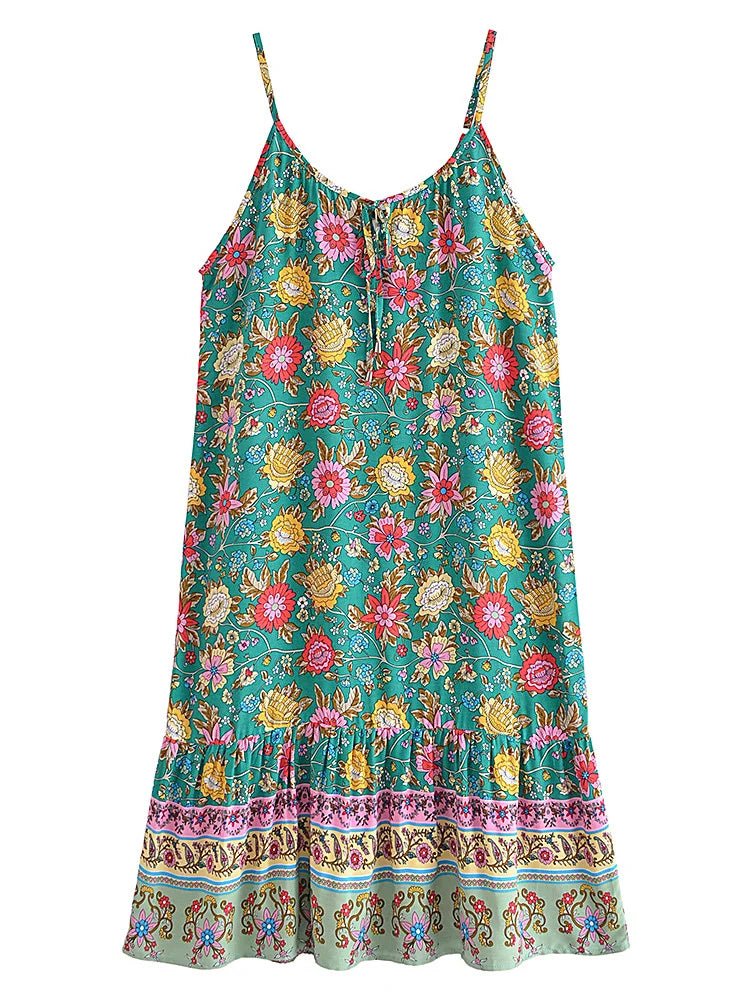 Robe Année 70 Chic Arc en Ciel - Louise Vintage