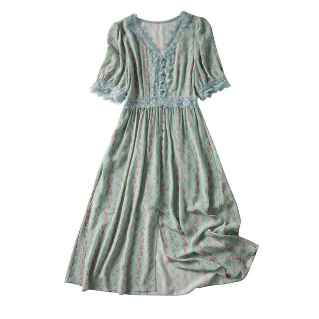 Robe Année 70 de Soirée Grande Taille - Louise Vintage