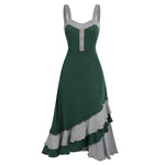 Robe Année 70 Grande Taille Verte - Louise Vintage