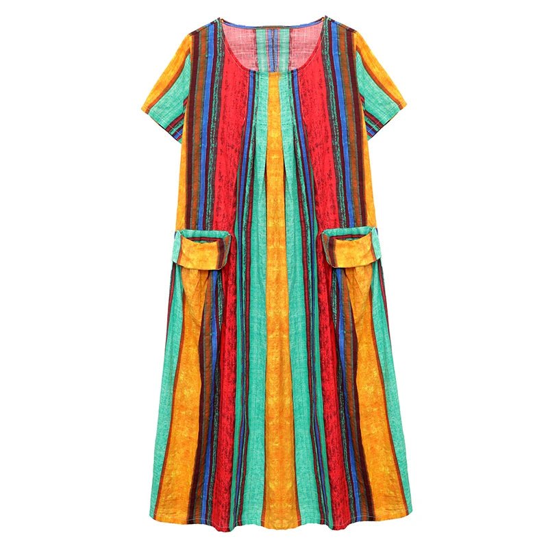 Robe Année 70 Hippie Grande Taille - Louise Vintage