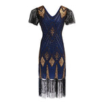 Robe Années 20 Folies Bleu - Louise Vintage