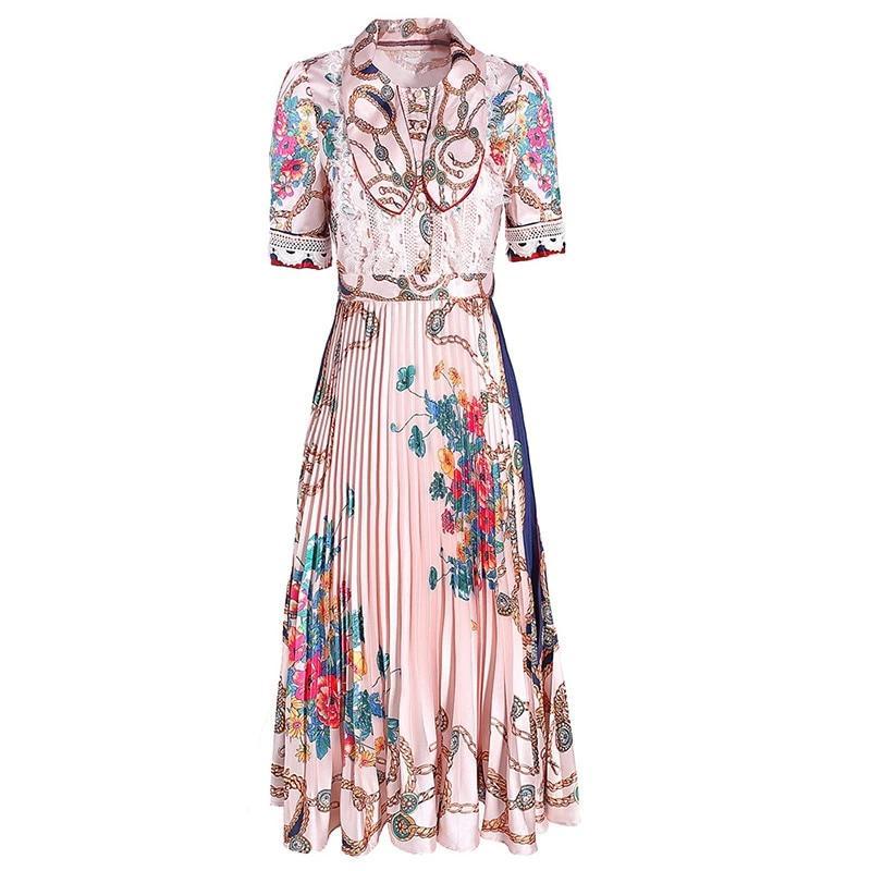 Robe Années 40 Col Papillon - Louise Vintage