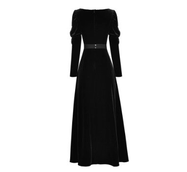 Robe Années 40 Femme Noire - Louise Vintage