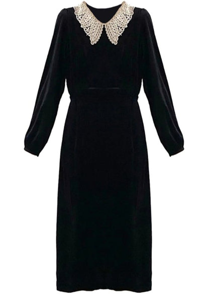 Robe Années 40 Jacquard - Louise Vintage