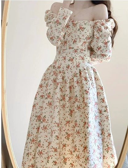 Robe Années 40 Rose Jupe Plissée - Louise Vintage
