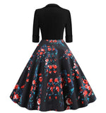 Robe Années 50 Décolleté Bateau - Louise Vintage