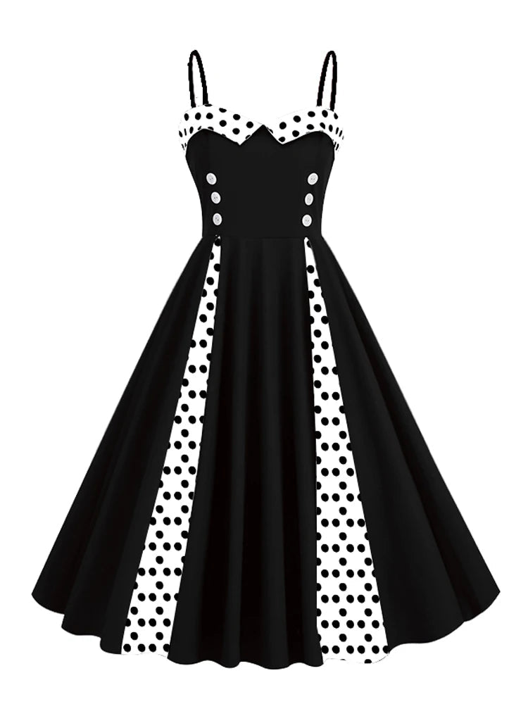 Robe Années 50 Dos Nu - Louise Vintage