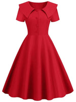 Robe Années 50 Rouge - Louise Vintage