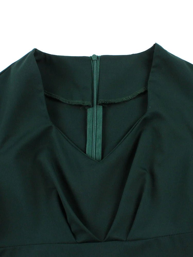 Robe Années 50 Vert - Louise Vintage