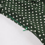 Robe Années 50 Vintage Vert Pois - Louise Vintage
