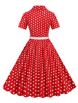 Robe Années 60 Rouge - Louise Vintage