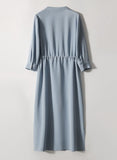 Robe Années 70 Bleue - Louise Vintage