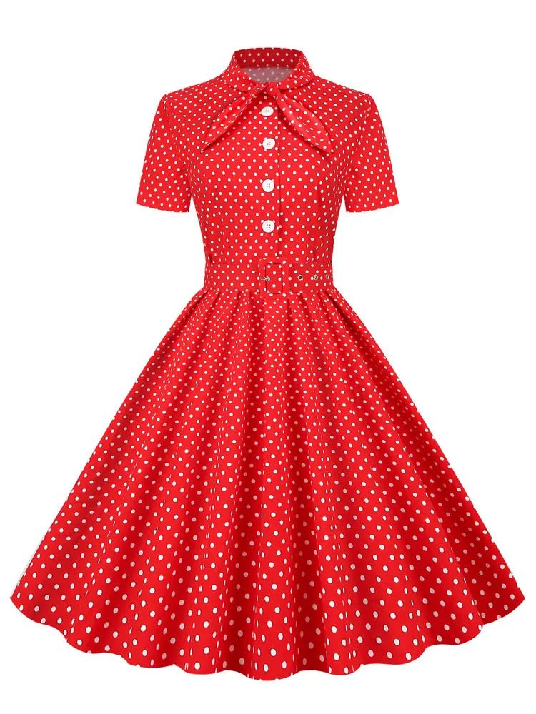 Robe Boutonnée Vintage - Louise Vintage