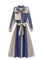Robe Chic Jazz Année 40 Bleu - Louise Vintage