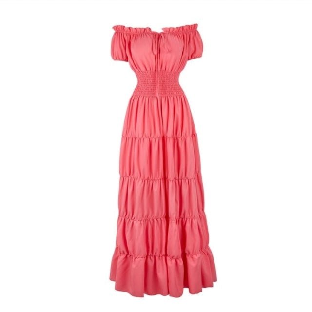 Robe de Soirée Année 70 Rose - Louise Vintage