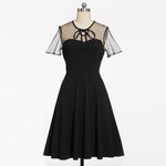 Robe de Soirée Années 50 Grande Taille Noire - Louise Vintage