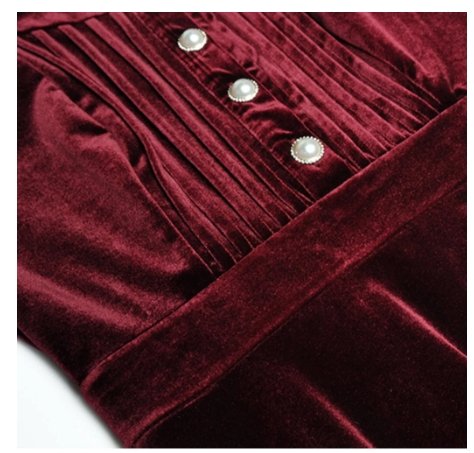 Robe des Années 40 50 Bordeaux - Louise Vintage