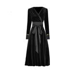 Robe des Années 40 50 Noir - Louise Vintage