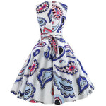 Robe Evasée Vintage Dessins - Louise Vintage