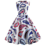 Robe Evasée Vintage Dessins - Louise Vintage