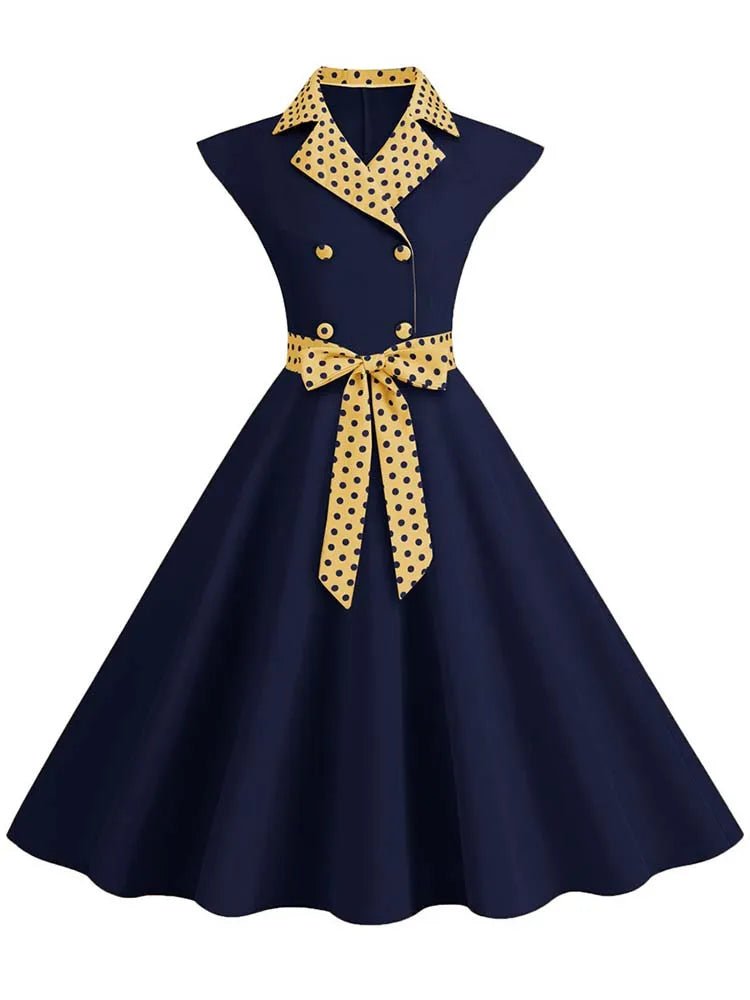Robe Evasée Vintage Printemps - Louise Vintage