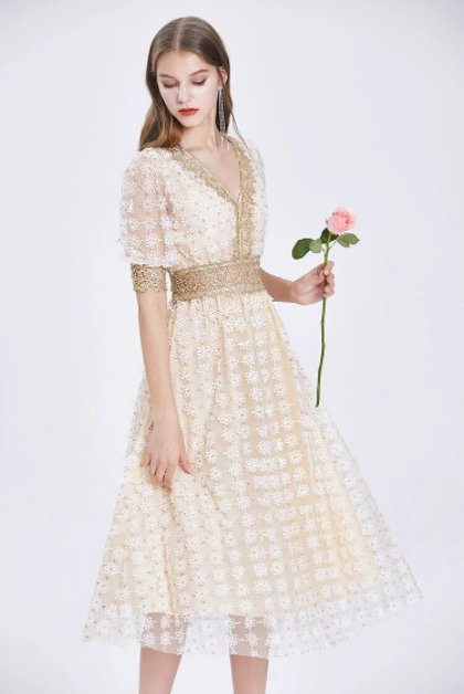 Robe Habill e Ann e 40 Champagne