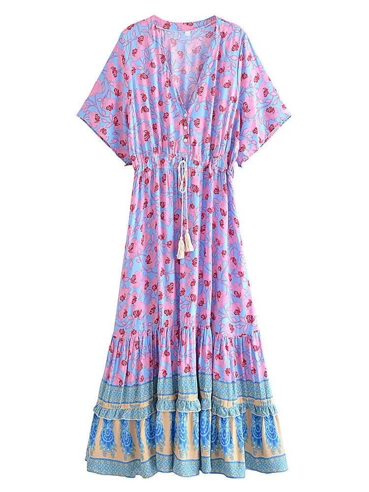 Robe Hippie Années 70 Dégradé - Louise Vintage