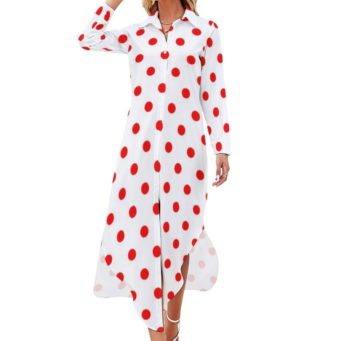 Robe Longue Année 70 Blanche - Louise Vintage