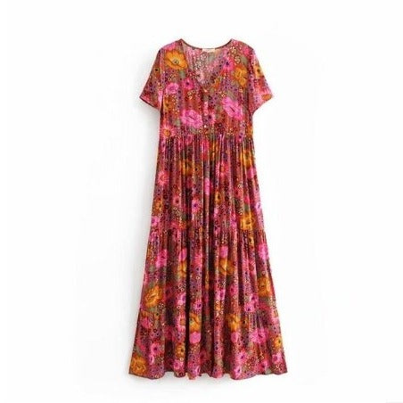 Robe Longue des Années 70 - Louise Vintage