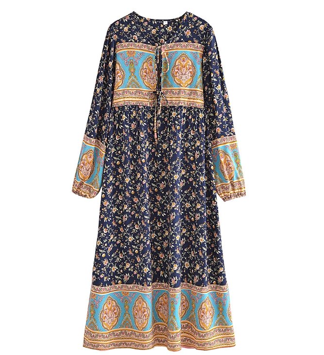 Robe Longue Vintage Année 70 - Louise Vintage