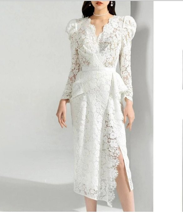 Chemisier blanc Vintage en dentelle pour femmes, Sexy Chemisier blanc Vintage en dentelle pour femmes, Sexy
