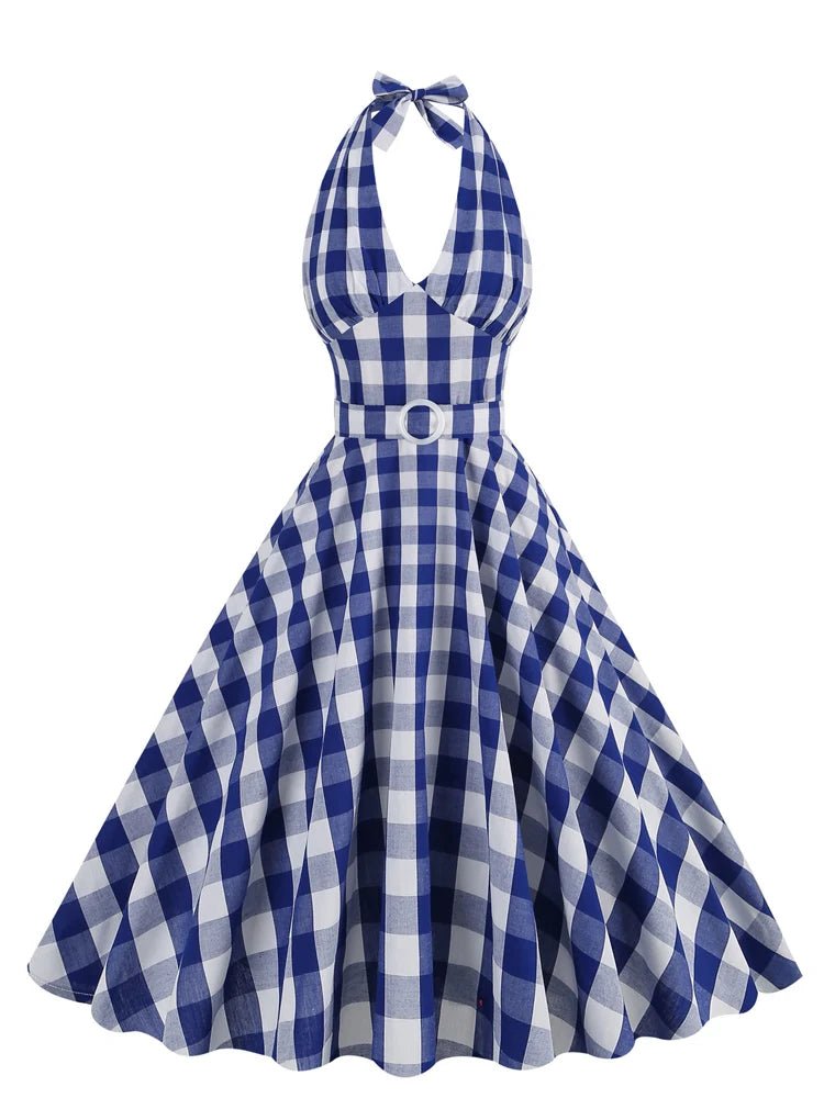 Robe Pin Up Rayée Années 50 - Louise Vintage