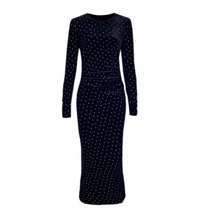 Robe Rétro Mode 1940s Noire - Louise Vintage