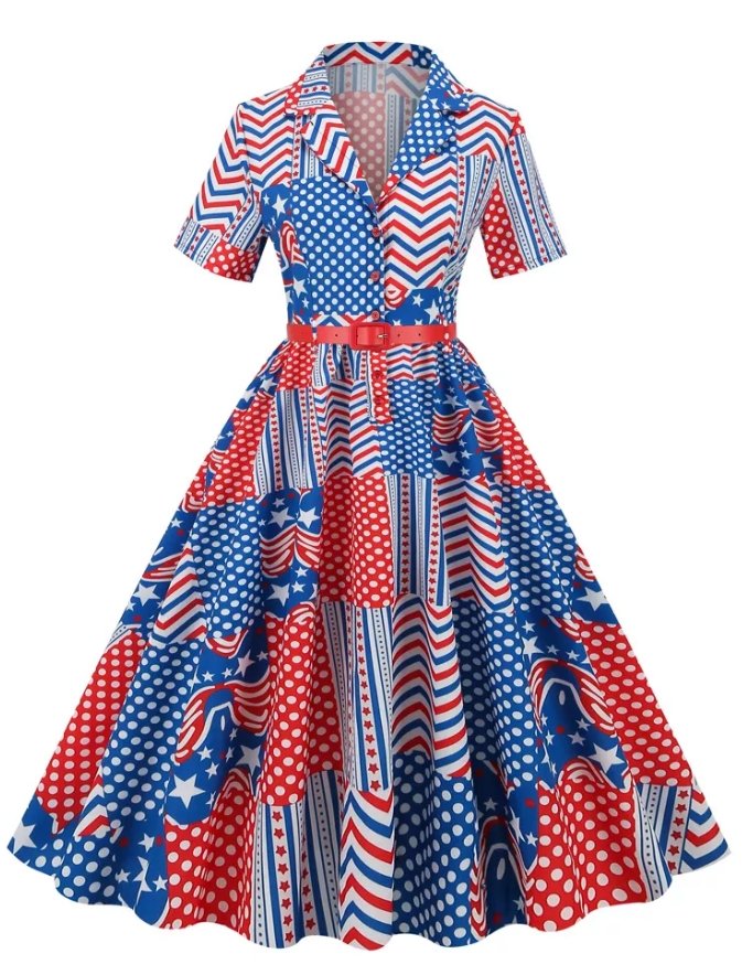 Robe Rock n Roll Année 50 - Louise Vintage