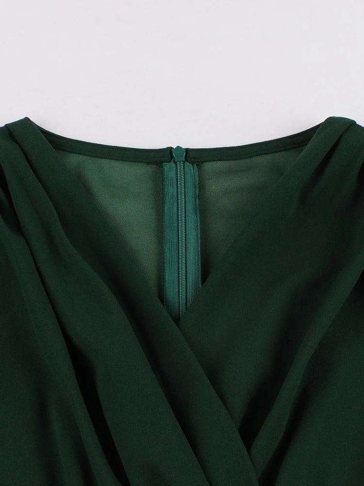 Robe Rockabilly Année 50 Vert - Louise Vintage