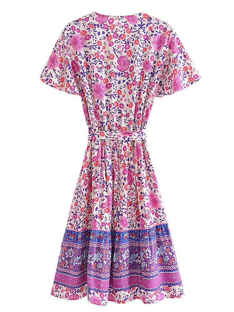 Robe Courte Vintage Années 70 - Patron Simplicity 8920 Avec Col Rétro - Taille Femme
