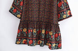 Robe Seventies Colorée - Louise Vintage