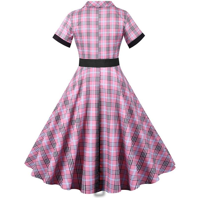 Robe Style Année 50 Rose - Louise Vintage