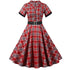 Robe Style Année 50 Rouge - Louise Vintage