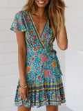 Robe Style Année 70 Fleurie - Louise Vintage