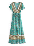 Robe Style Année 70 Fleurs - Louise Vintage