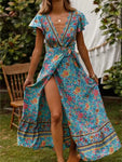 Robe Style Année 70 Imprimés Floraux - Louise Vintage