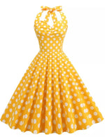 Robe Swing Années 50 épaule Nue - Louise Vintage