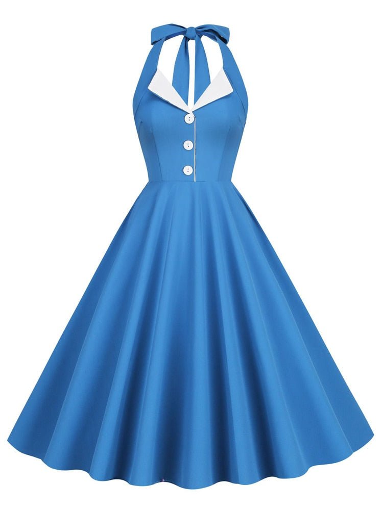 Robe Trapèze Année 60 Aquarelle - Louise Vintage