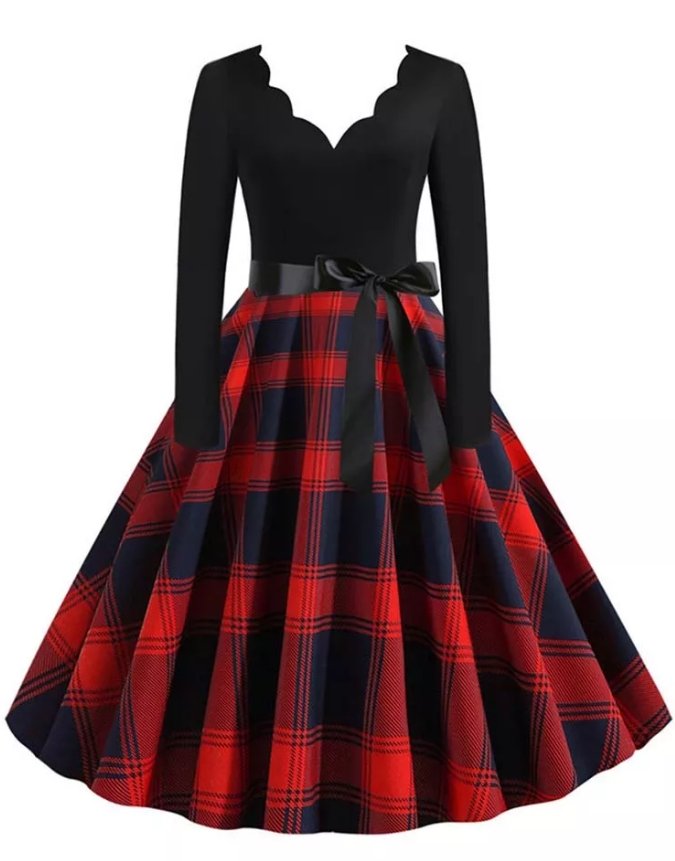 Robe Tunique Vintage Automne - Louise Vintage