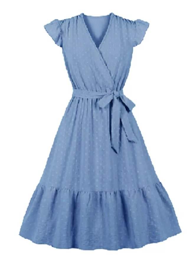 Robe Tunique Vintage Bleu - Louise Vintage