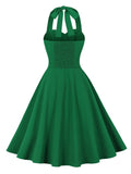 Robe Verte Années 50 - Louise Vintage